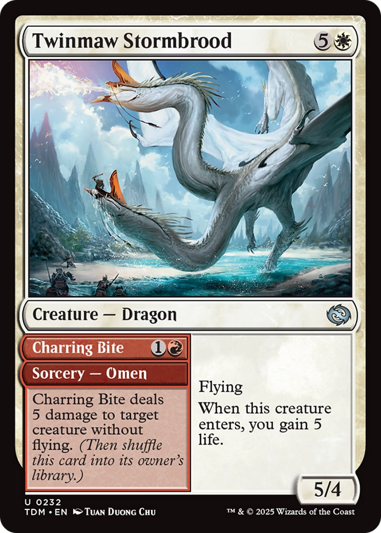 Twinmaw Stormbrood (TDM-232) [Tarkir: Dragonstorm] Foil