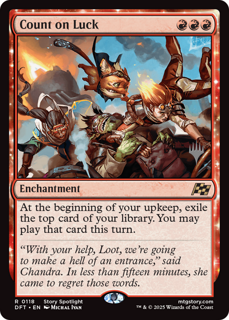 Count on Luck (PPDFT-118) [Promo Pack: Aetherdrift]