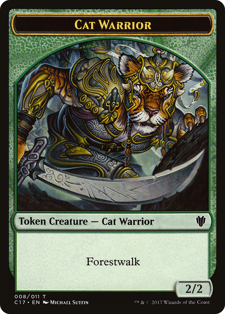 Cat Warrior (TC17-008) [Commander 2017 Tokens]