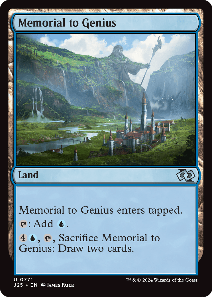Memorial to Genius (J25-771) [Foundations Jumpstart]