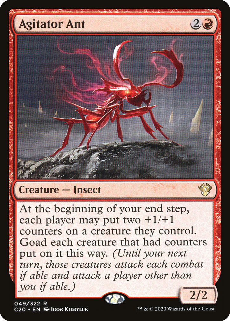 Agitator Ant (C20-049) [Commander 2020]