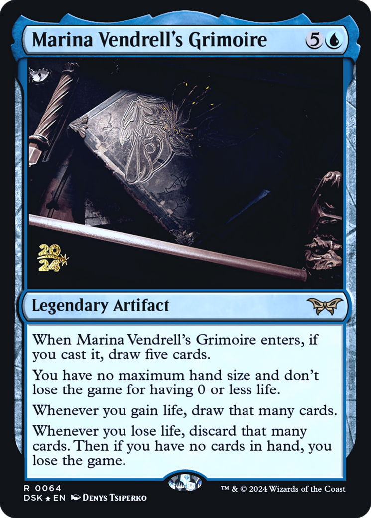 Marina Vendrell's Grimoire (PRE-064) [Duskmourn: House of Horror Promos] Foil