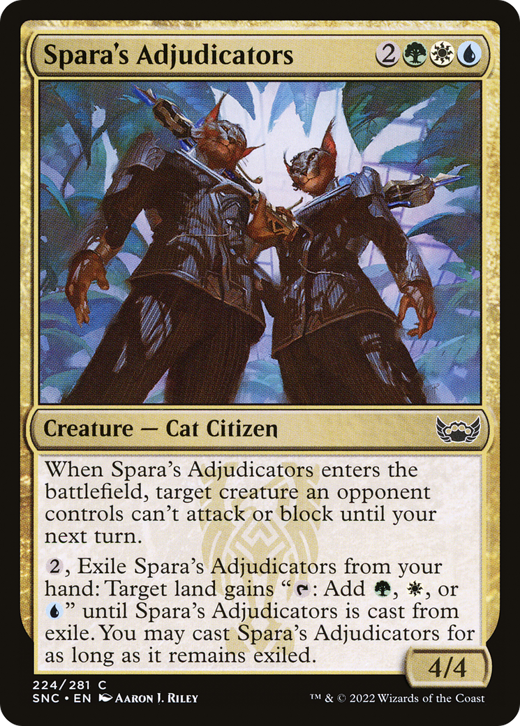 Spara's Adjudicators (SNC-224) [Streets of New Capenna] Foil