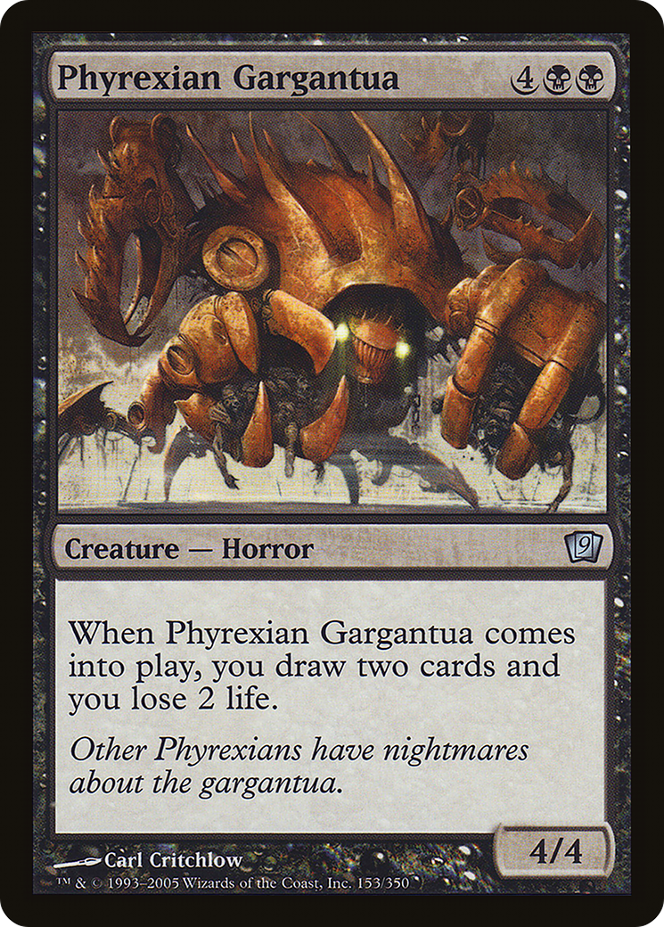 Phyrexian Gargantua (9ED-153) [9th Edition] Foil