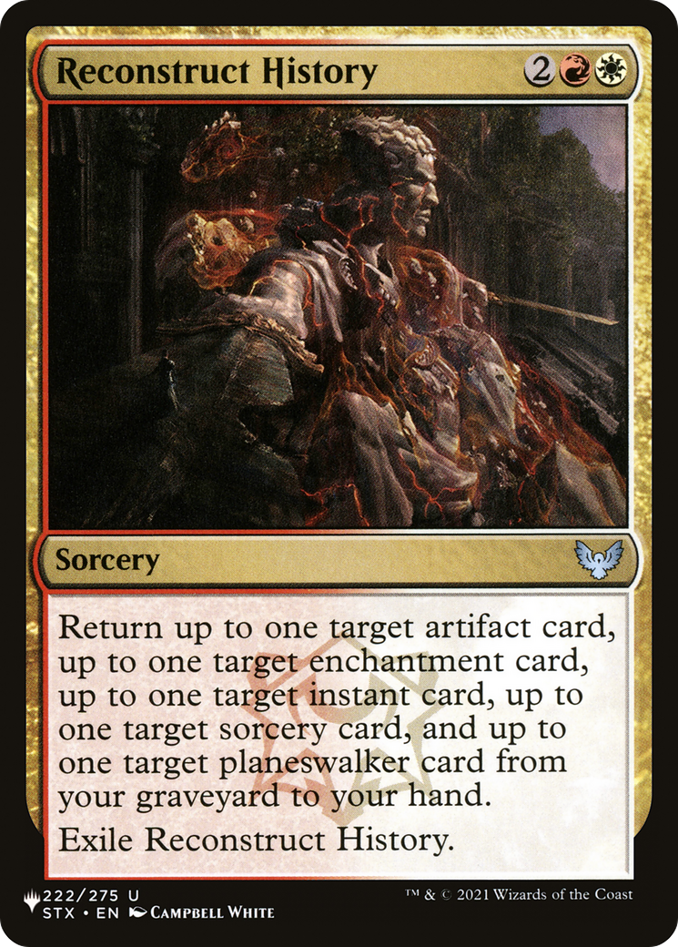 Reconstruct History (LIST-STX-222) [The List]