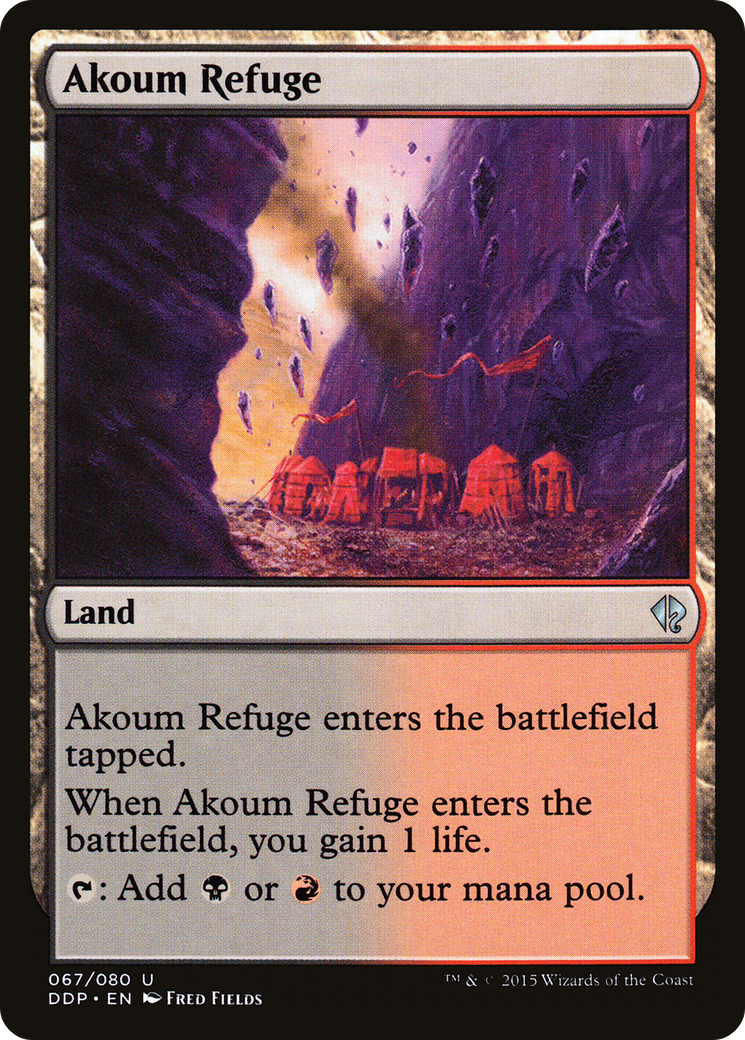 Akoum Refuge (DDP-067) [Duel Decks: Zendikar vs. Eldrazi]