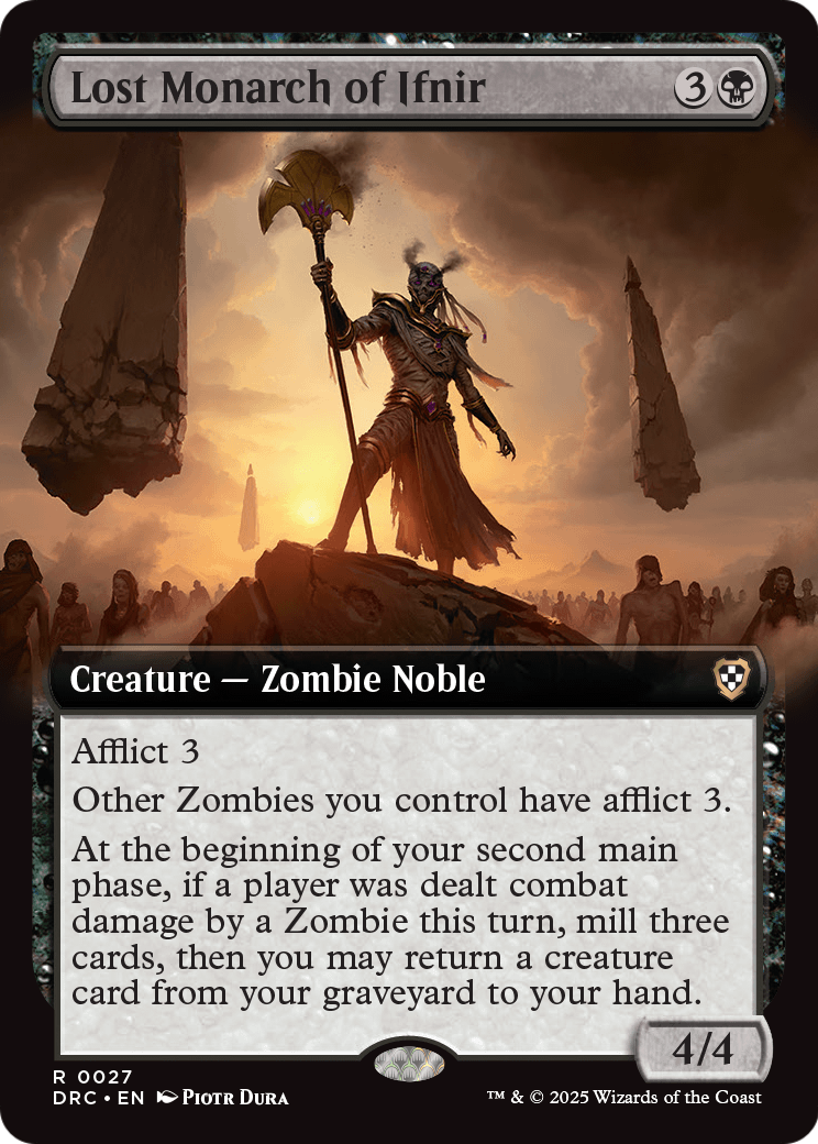 Lost Monarch of Ifnir (Extended Art) (DRC-027) [Commander: Aetherdrift]