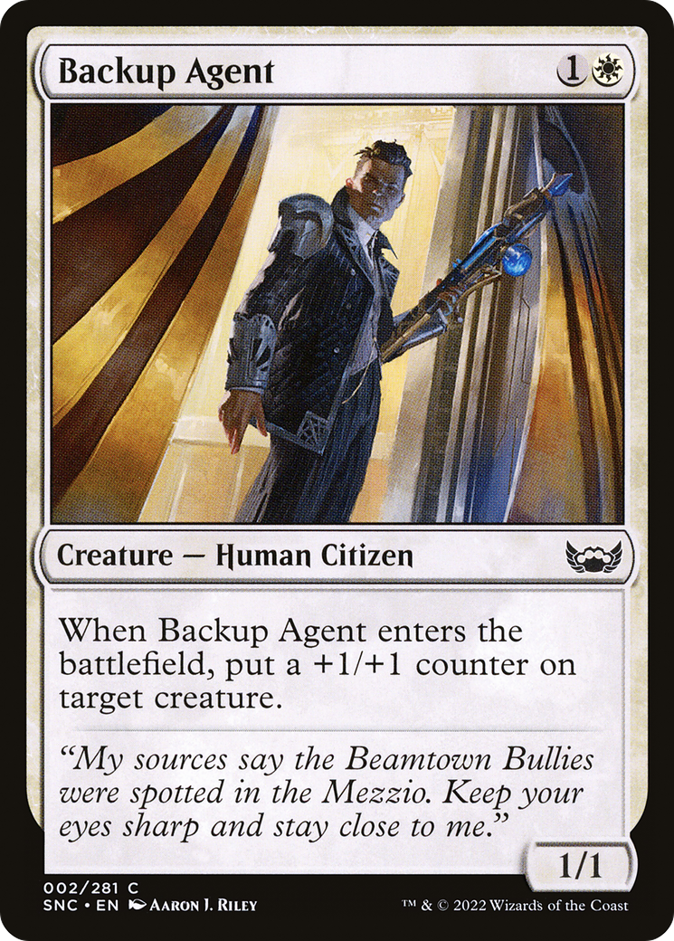 Backup Agent (SNC-002) [Streets of New Capenna] Foil