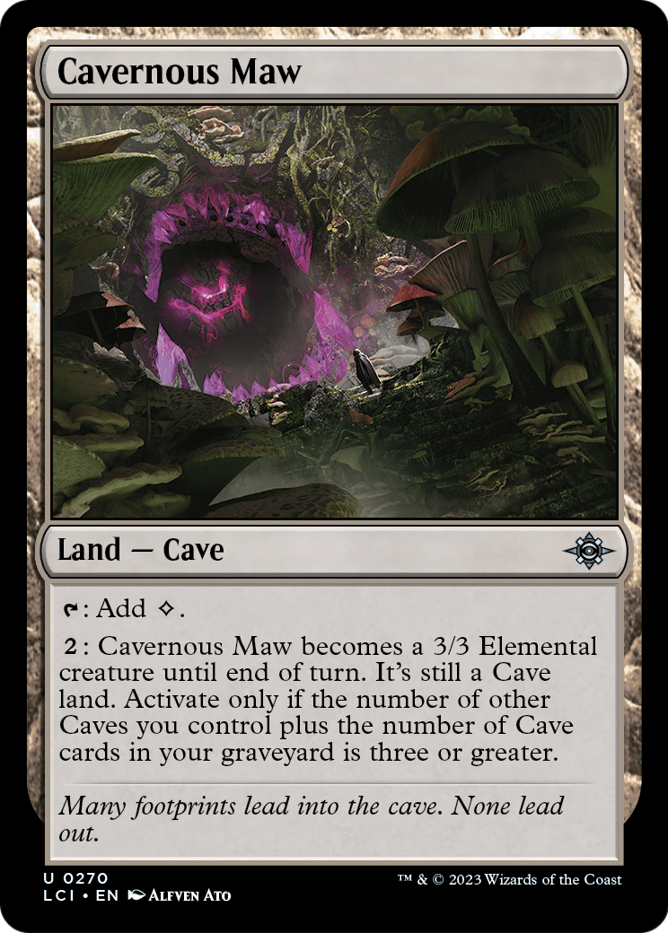 Cavernous Maw (LCI-270) [The Lost Caverns of Ixalan] Foil