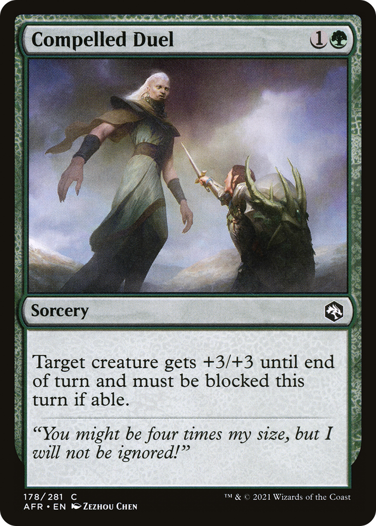 Compelled Duel (AFR-178) [Adventures in the Forgotten Realms]