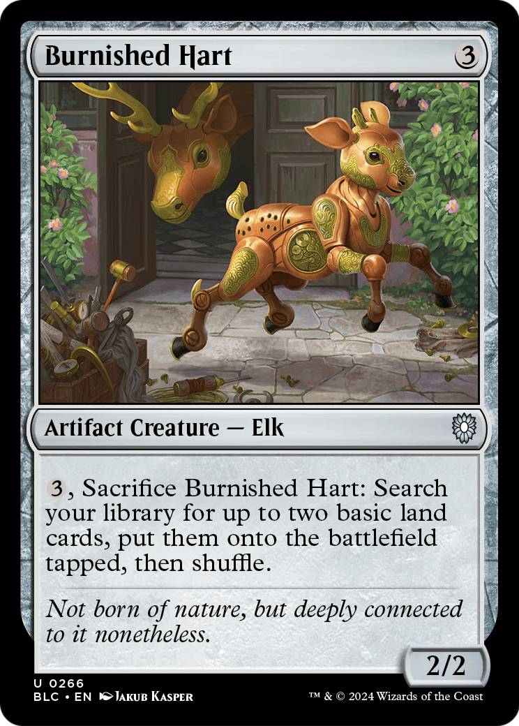 Burnished Hart (BLC-266) [Bloomburrow Commander]