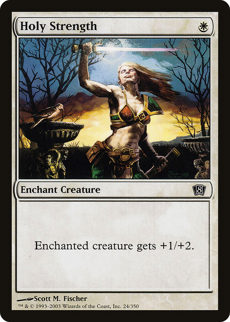 Holy Strength (8ED-024) [8th Edition] Foil