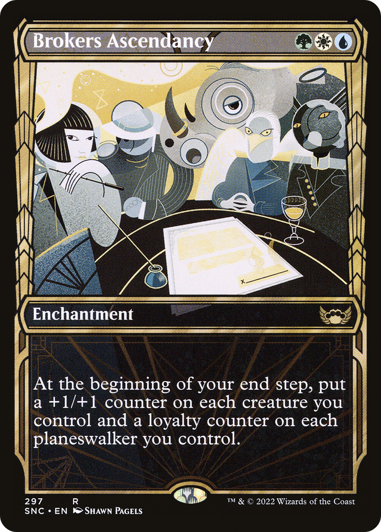 Brokers Ascendancy (Showcase) (SNC-297) [Streets of New Capenna] Foil