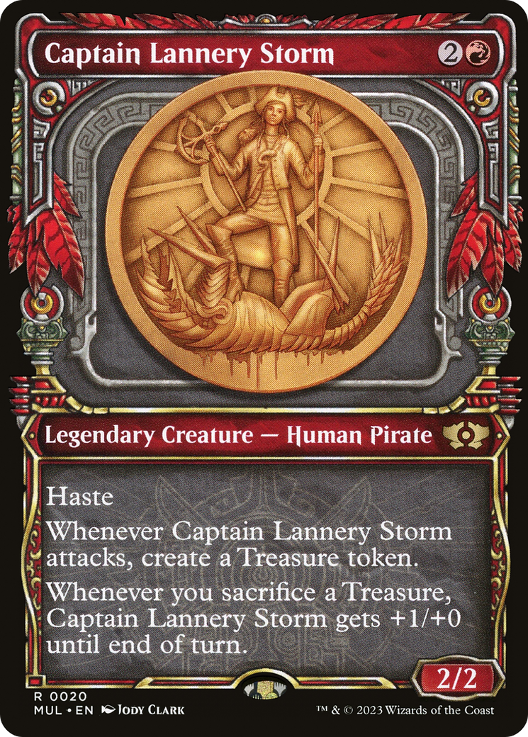 Captain Lannery Storm (MUL-020) (Showcase) [Multiverse Legends] Foil