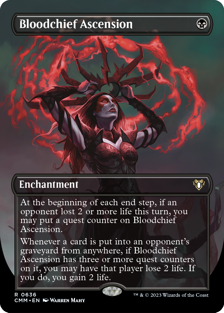 Bloodchief Ascension (Borderless) (CMM-636) [Commander Masters]