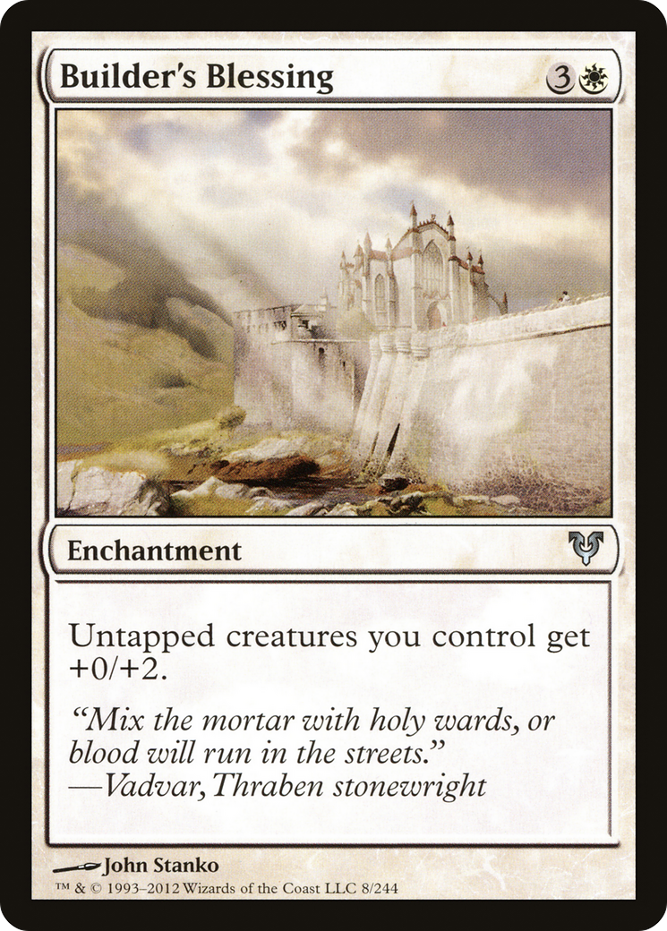Builder's Blessing (AVR-008) [Avacyn Restored] Foil