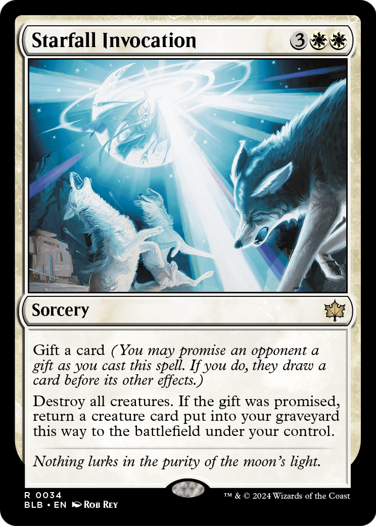 Starfall Invocation (BLB-034) [Bloomburrow] Foil