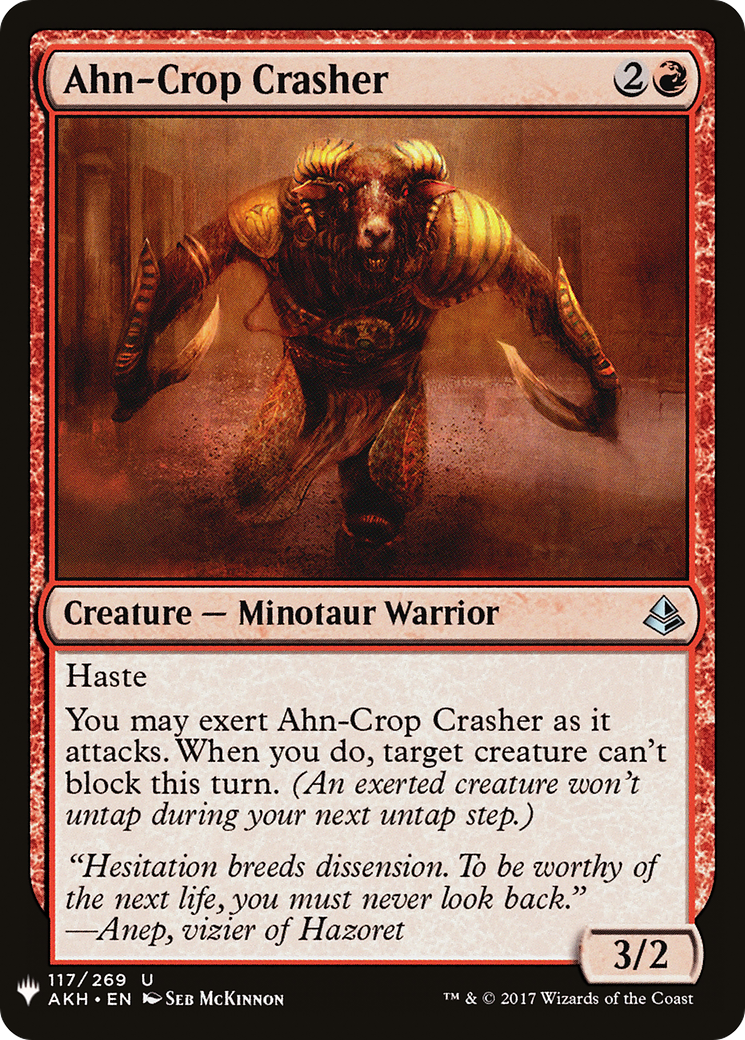 Ahn-Crop Crasher (LIST-AKH-117) [The List]