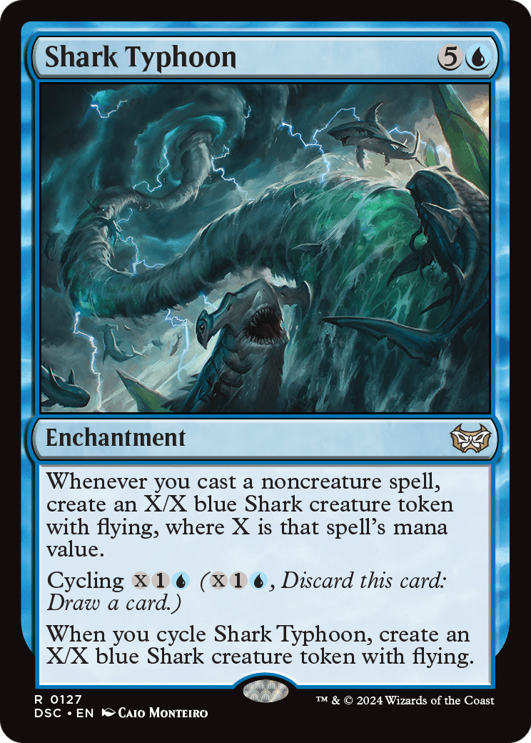 Shark Typhoon (DSC-127) [Duskmourn: House of Horror Commander]