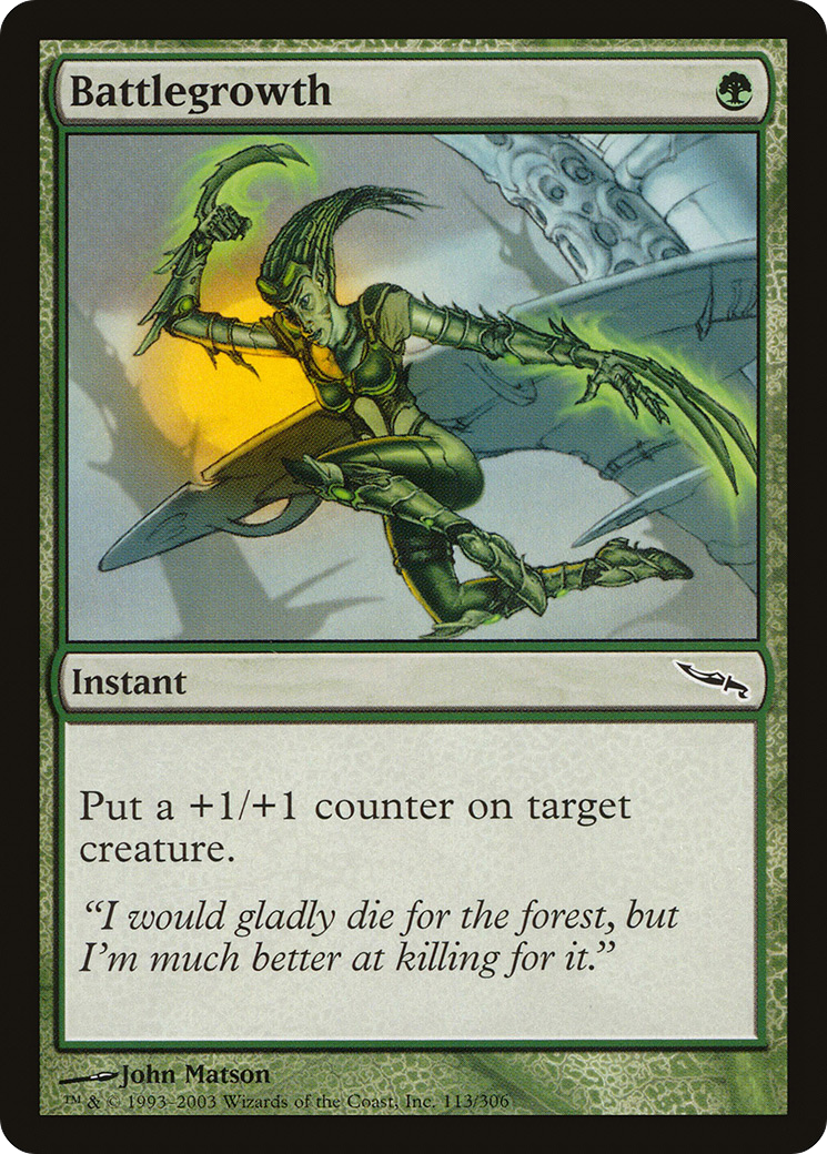 Battlegrowth (MRD-113) [Mirrodin] Foil
