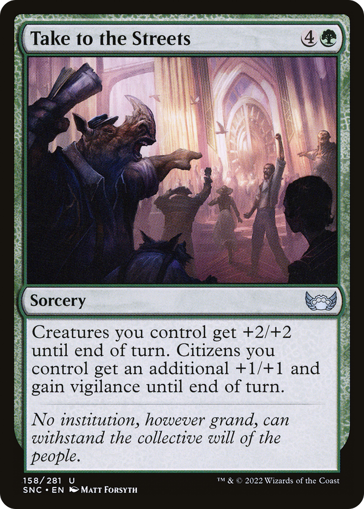 Take to the Streets (SNC-158) [Streets of New Capenna]