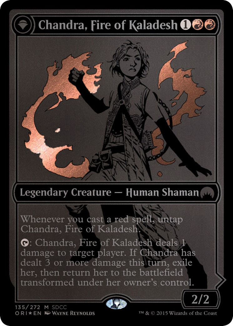 Chandra, Fire of Kaladesh (SDCC 2015 Exclusive) (MEDIA-135) [San Diego Comic-Con 2015] Foil