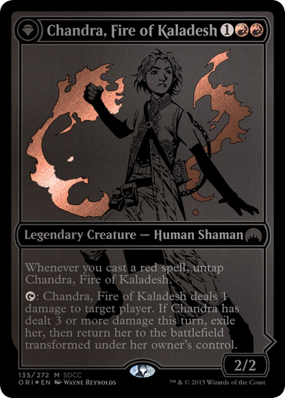 Chandra, Fire of Kaladesh (SDCC 2015 Exclusive) (MEDIA-135) [San Diego Comic-Con 2015] Foil