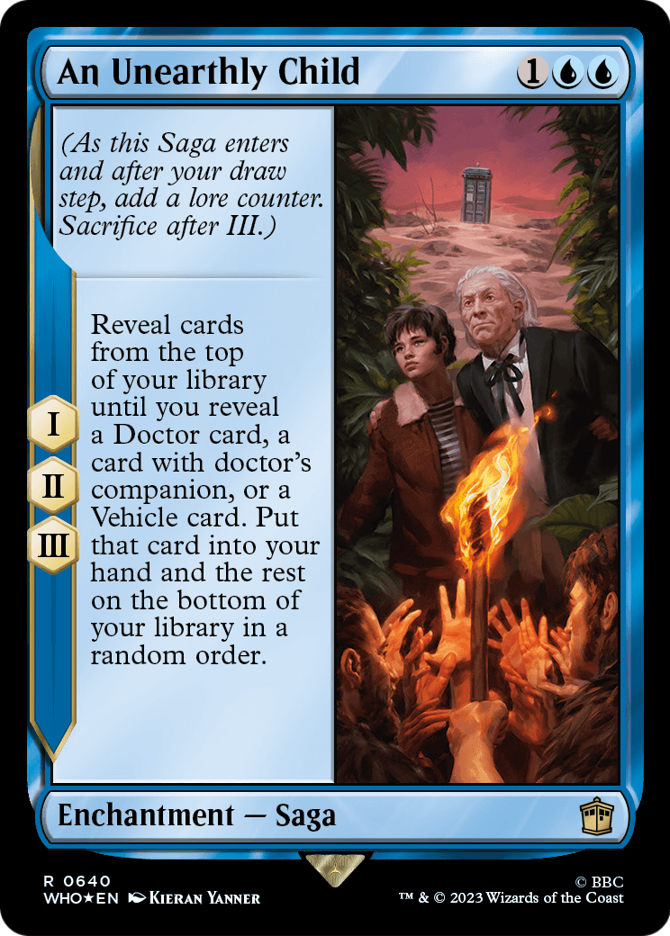 An Unearthly Child (Surge Foil) (WHO-640) [Doctor Who] Foil