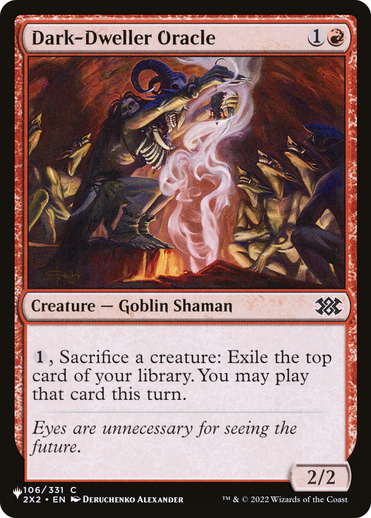Dark-Dweller Oracle (LIST-2X2-106) [The List]