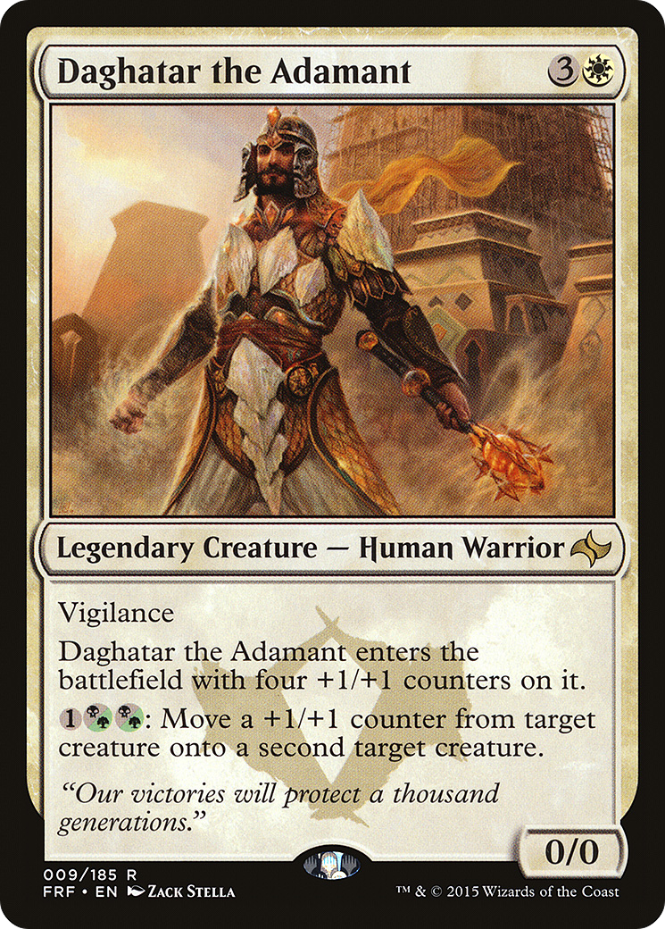 Daghatar the Adamant (FRF-009) [Fate Reforged] Foil