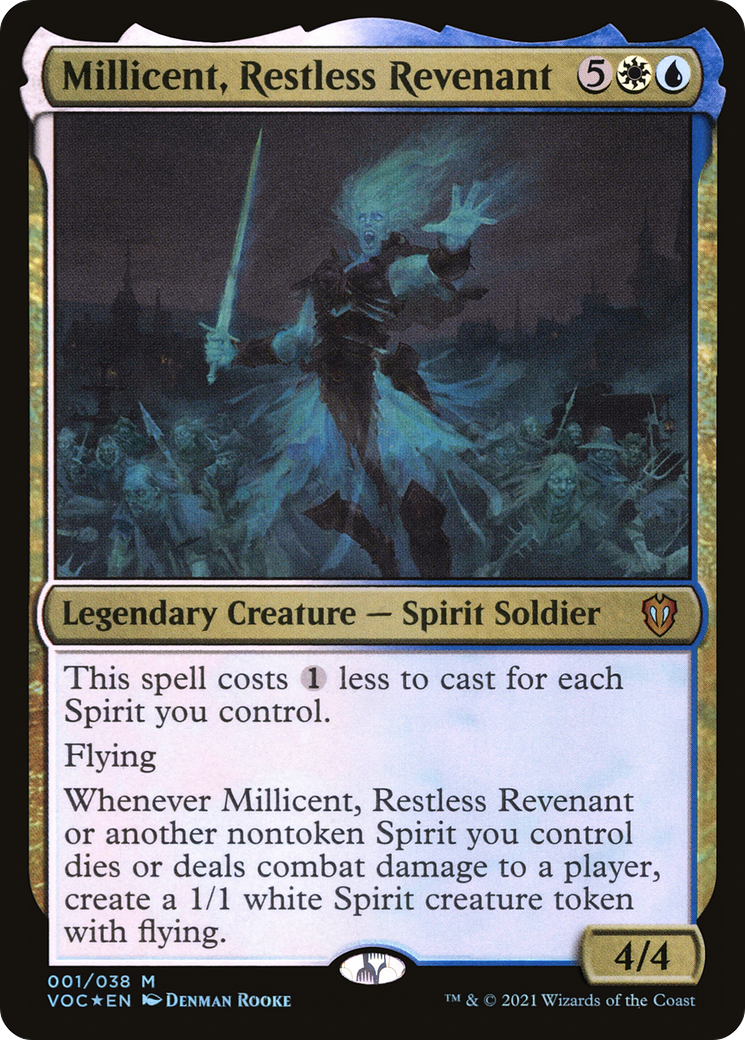 Millicent, Restless Revenant (VOC-001) [Crimson Vow Commander]