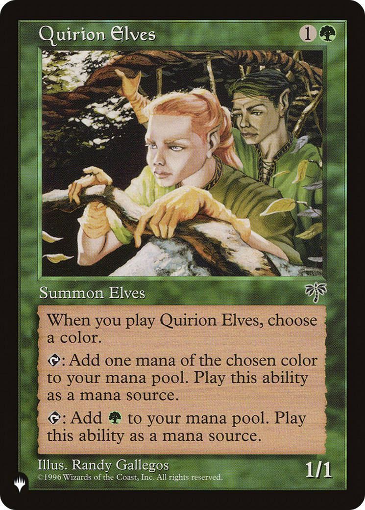 Quirion Elves (LIST-MIR-234) [The List]
