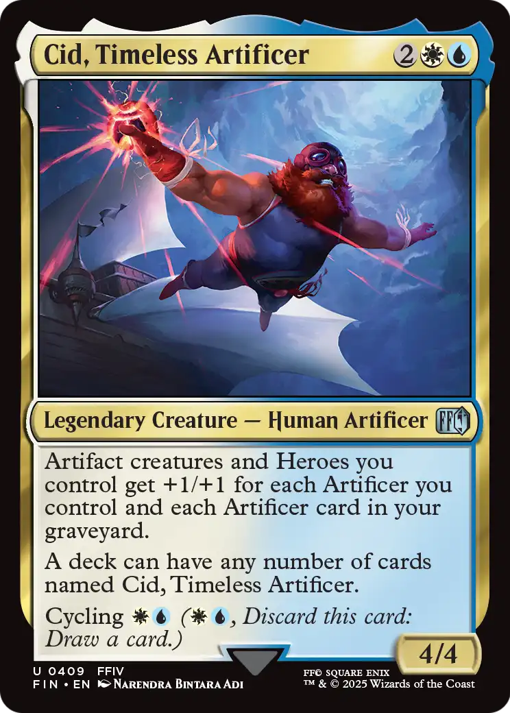 Cid, Timeless Artificer (FIN-409) [FINAL FANTASY] Foil