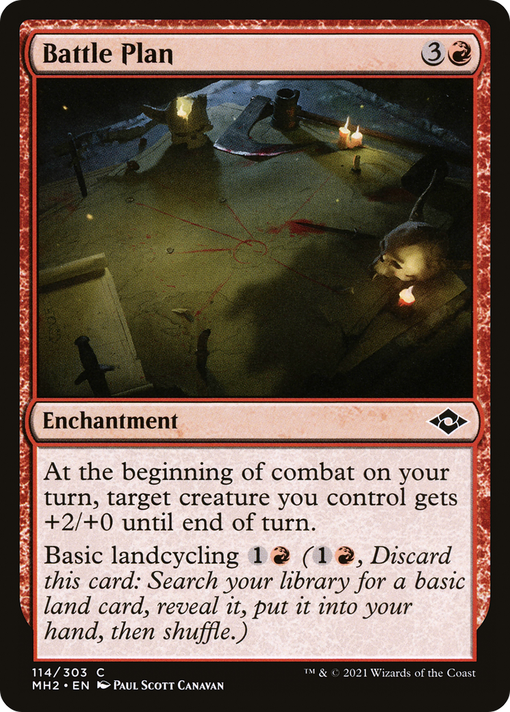 Battle Plan (MH2-114) [Modern Horizons 2] Foil