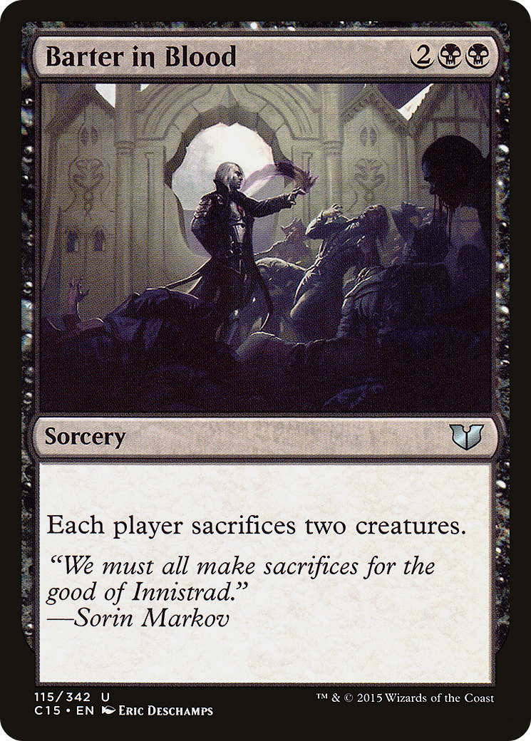 Barter in Blood (C15-115) [Commander 2015]