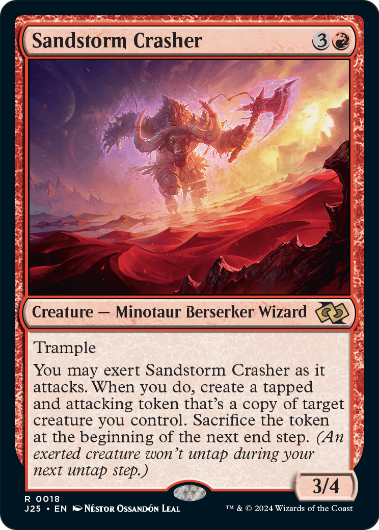 Sandstorm Crasher (J25-018) [Foundations Jumpstart]