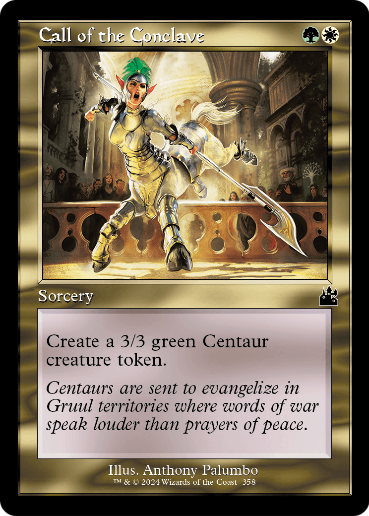 Call of the Conclave (Retro Frame) (RVR-358) [Ravnica Remastered]