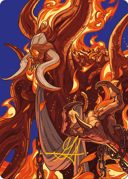Phlage, Titan of Fire's Fury // Phlage, Titan of Fire's Fury (AMH3-050) (Borderless) [Modern Horizons 3 Art Series] Foil