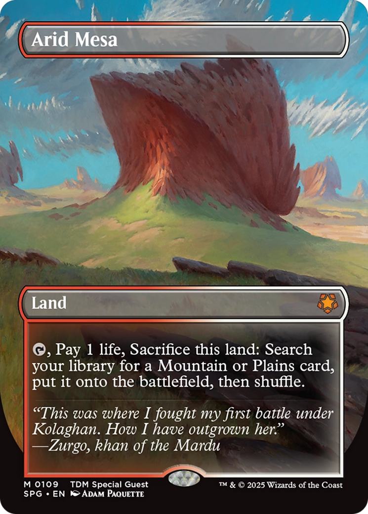 Arid Mesa (Borderless) (SPG-109) [Special Guests]