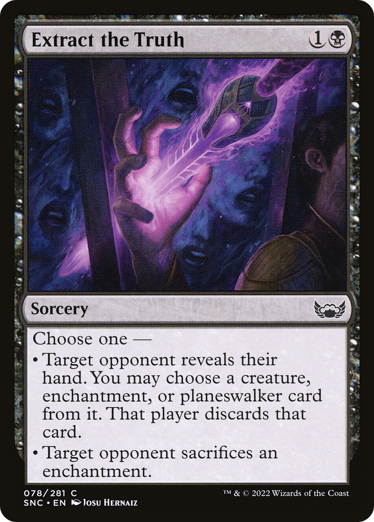 Extract the Truth (SNC-078) [Streets of New Capenna]