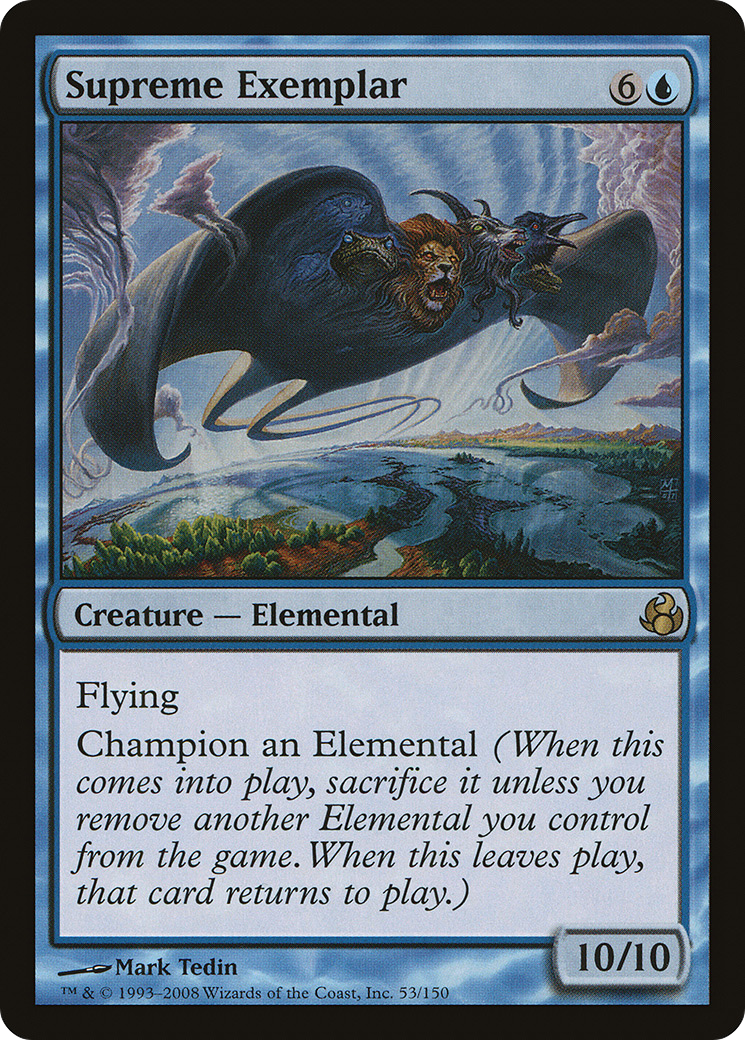 Supreme Exemplar (MOR-053) [Morningtide] Foil