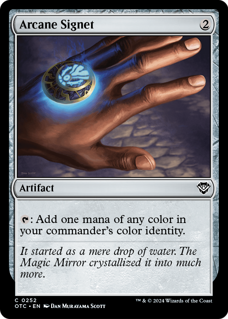 Arcane Signet (OTC-252) [Outlaws of Thunder Junction Commander]