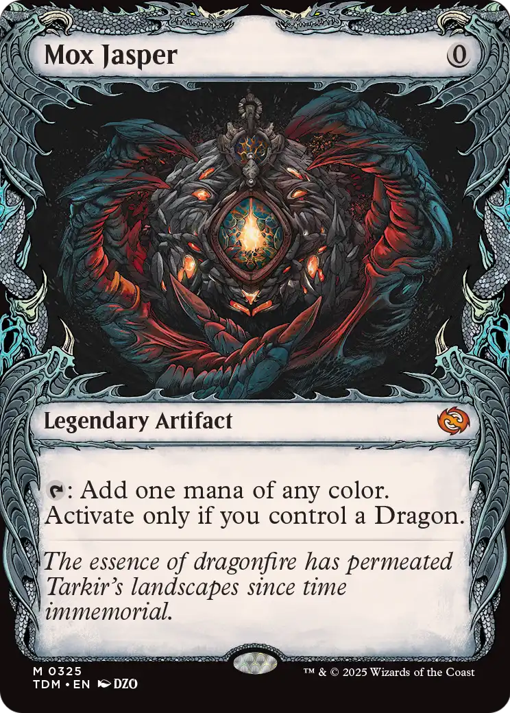 Mox Jasper (Showcase) (TDM-325) [Tarkir: Dragonstorm]