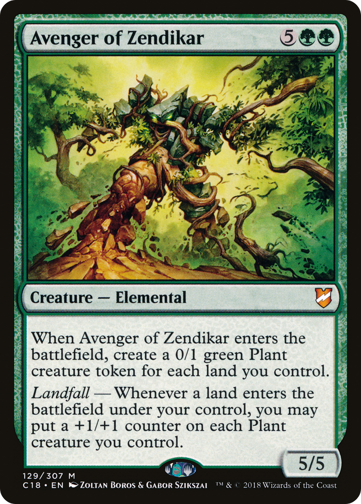 Avenger of Zendikar (C18-129) [Commander 2018]