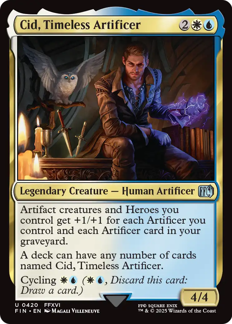 Cid, Timeless Artificer (FIN-420) [FINAL FANTASY] Foil