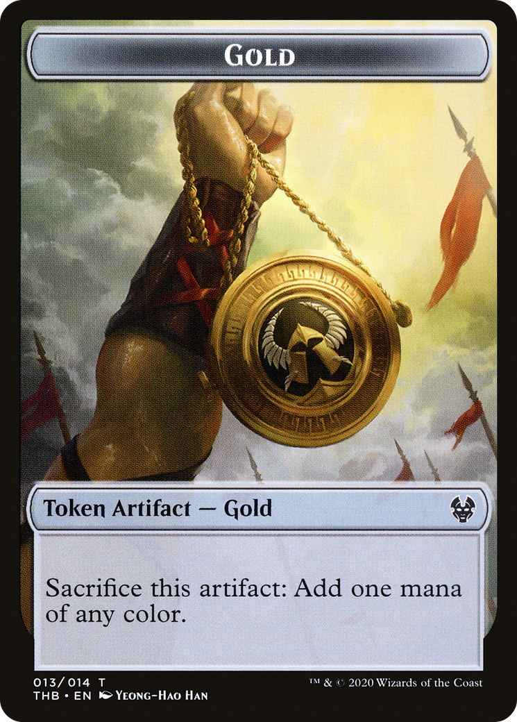 Gold Token (THB-013) [Theros Beyond Death Tokens]