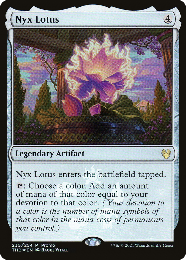 Nyx Lotus (MEDIA-235) [Theros Beyond Death Promos] Foil