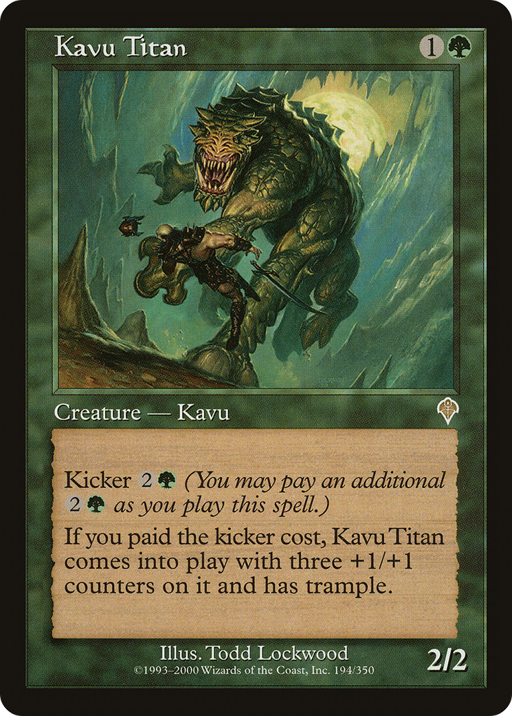 Kavu Titan (INV-194) [Invasion] Foil