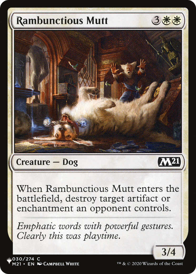Rambunctious Mutt (LIST-M21-30) [The List]