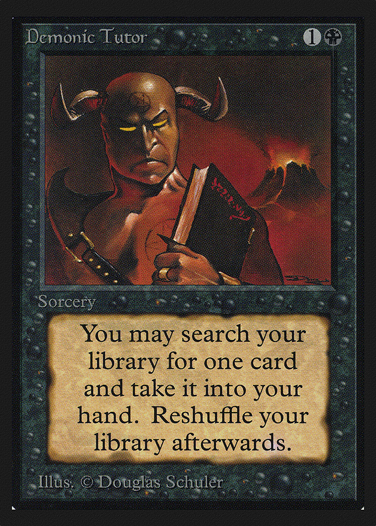 Demonic Tutor (IE) [Intl. Collectors' Edition]